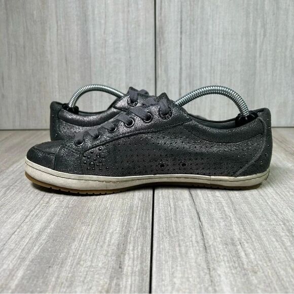 Taos Freedom Leather Lace Up Sneaker Casual Shoes Low Top Women’s Size 7 - Picture 7 of 10